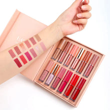 Load image into Gallery viewer, HANDAYIAN - 12 Colors Matte Lipstick Set Liquid Lipstick Kit Long Lasting Waterproof Lip Gloss Set with Gift Box